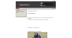 Desktop Screenshot of dogtrainers.de