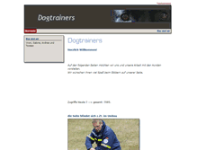 Tablet Screenshot of dogtrainers.de